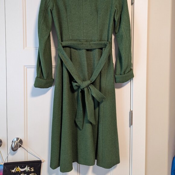 Collectif Heloise Vintage Leaves Coat Women's 6 - Picture 3 of 8